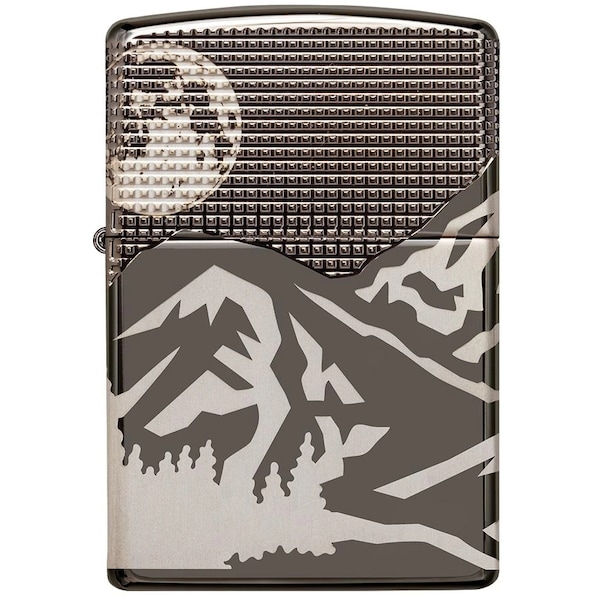 Zippo Zippo Outdoor Mountain With Moon 360 Black Ice, ZIP-49299 - main